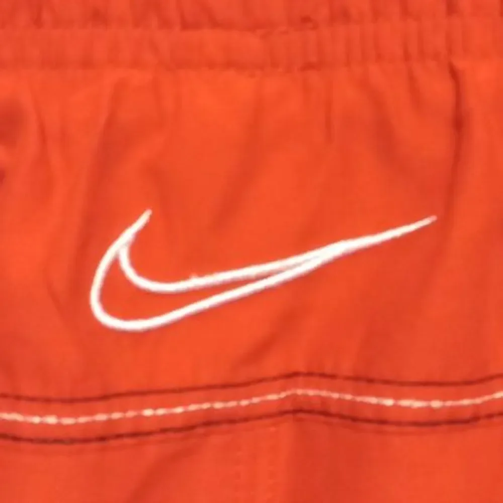 Nike Red & Black Drawstring Swim Trunks Men's Size XL‎